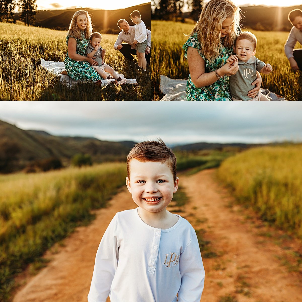  young kid running through a field in California by Christa Paustenbaugh Photography 